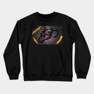 Cool Bike wheelie Crewneck Sweatshirt